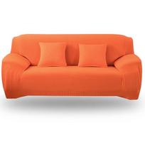 Vienspalvis elastinis sofos užvalkalas – viskas įskaičiuota sofos užvalkalai, skirti svetainei L formos kampinis užvalkalas. 2-Seat 145-185cm oranžinė
