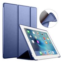 Trigubas stovas, skirtas iPad Pro 12,9 colio 2015/2017 dėklas, skirtas iPad Pro 11, dangtelis, skirtas Air 4 10,9 Pro 12.9 2015 2017 tamsiai mėlyna spalva