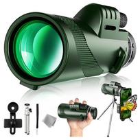 40X60 Lauko Naktinio Matymo Didelės Galios HD Monokuliaras (Standartinis+Universalus spaustukas+Trikojis) (Standard+Universal Clip+Tripod)