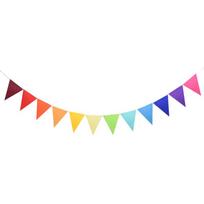 12 vėliavėlių 17cm Spalvingos veltinio girliandos Gimtadienio girlianda Vėliavėlės Kūdikio sutiktuvės Vestuvių girlianda Vėliavėlės Šventės dekoravimo reikmenys beige