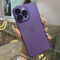 Šilumos išsklaidymo kvėpuojantis aušinantis dėklas, skirtas iPhone 16 15 14 13 12 11 Pro Max Plus, itin plonas matinis tinklelio tuščiaviduris plonas kietas dangtelis For iPhone 16 Pus