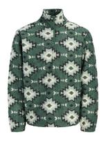 JACK & JONES Megztinis 'JORSEBASTIAN' nebalintos drobės spalva / nendrių spalva / šviesiai žalia / juoda