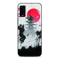Japonų samurajų dėklas, skirtas Motorola Moto G67 G57 G56 G86 Power 5G G04 G05 G06 4G G96 G100 Pro G54 G85 G84 E15 G15 G24 Telefonui For Moto G15 4G white