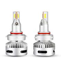 NOVSIGHT HB3 HB4 LED Headlights 90W 12000LM High Beam 9005 Type Bulb Vehicle Inspection Compliant Set of 2 balta