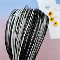 500g 2,4mm PE apvalus sintetinio rotango audimo medžiaga Plastikinis pintas baldų remontui Kėdės Stalo Krepšio apie 90 metrų 500g