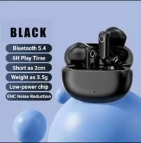 Mini patogios triukšmą slopinančios visiškai belaidės „Bluetooth“ ausinės su aukštos garso kokybės „Bluetooth 5.4“ ausinėmis NAUJOS juoda