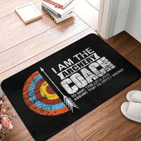 Sports ThemedCarpet Mat Dart Board Archery Flame Printing Anti Slip Carpet Home DecorationIndoor Game Room Living Room Floor Mat 40x60CM gray