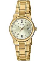 Zegarek Damski Casio Ltp-V002G-9B3 + Box beige
