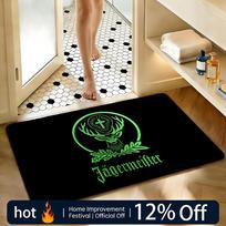 Soft Absorbent Non-Slip Rug Brand Jagermeister Floor Mat Home Decor Doormat Bedroom Floor Mat Shower Carpet 60x90cm