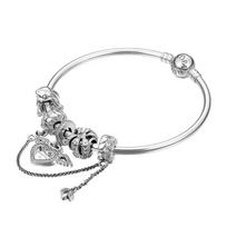 Pandora Cute Angel Chic 925 Silver Bracelet Women's Silver ZT-0002 sidabras