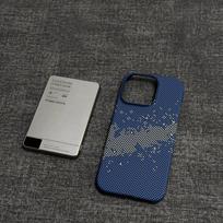 Magnetinis telefono dėklas, skirtas IPhone 12 13 14 15 16 Pro Max 16 Plus, su Kevlaro anglies pluošto tekstūra, plonas, matinis, apsauginis dangtelis iPhone 15 Pro Max