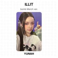 ILLIT bomba Merch versija. Oficiali nuotraukų kortelė YUNAH