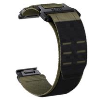 22 26mm Garmin Nailono Kilpa Greito Atsegimo Dirželis Apyrankė Fenix5 5Plus 6 6Pro 7Pro Instinct 965 Laikrodžio Dirželis Fenix5X 6X 7X Diržas Quick fit 22mm žalia
