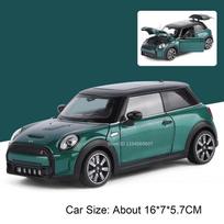 1:24 Mini Cooper X5M Miniatiūrinis modelis Automobiliukas Žaislas Lydinio Diecast Durys Atidaromos Amortizacija Priekinių ratų vairavimas Dekoratyvinė transporto priemonė gray