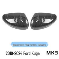 Anglies pluošto galinio vaizdo veidrodėlio dangtelis 2019-2024 m. Ford Kuga MK3 black