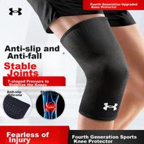 Under Armour Sports Knee Brace, Warm Meniscus, for Basketball Running, Patella Protection,n, Old Cold Legs, Hiking Knee Guard, Black M
