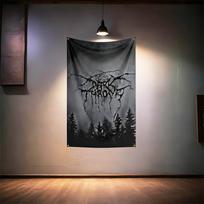 Roko muzikos vėliava 3x5 pėdų Darkthrone gerbėjams Reklama HD spausdinimas Žalvariniai žiedeliai Garažo, miegamojo, svetainės, bendrabučio sienų dekoras Sieninė drobė 74x94cm(29x37in)