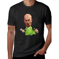 Men's Michael Van Gerwyn MVG Darts T-Shirt - Official Darts Player Action Pose & MVG Logo Print, Comfort Fit Casual Tee for darts Fans, Machine XL juoda