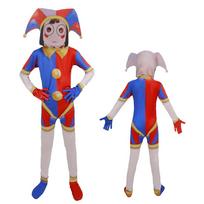 Nuostabus Pomni Ragatha Caine Zooble Gangle Kinger Jax Digital Circus Cosplay Kostiumas Moterims Mergaitėms Berniukams Helovino Šventės Apranga Kids 150cm multi