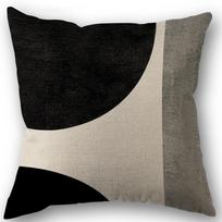 1/4 vnt. Abstrakčių geometrinių dekoratyvinių pagalvių užvalkalai 45X45cm Modernus Boho Juodas ir Baltas Dekoratyviniai Pagalvių Užvalkalai Namų Dekoras Peach skin 18*18(CM)-1Pcs