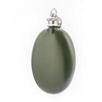 Portable Hook Hip Flask 3 oz Spirits Vodka Cup + Funnel Stainless Steel Outdoors Whiskey Flask Oval Shape Flagon Men Gift gray