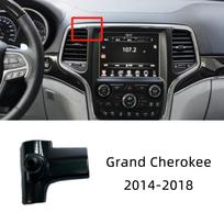Car Mobile Phone Holder Base Fixed Air Outlet Bracket Accessory For Jeep Renegade Wrangler Grand Cherokee Compass Bracket 14-17 Cherokee gray
