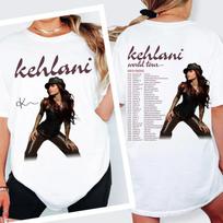Kehlani Tour 2026 Retro Concert Graphic T-Shirt, Vintage Music Festival Tee XL black