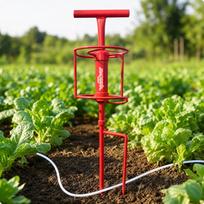 Hose Guide with Ground Supports KinkResistant Irrigation Puller Manganese Steel for Farmers, yellow