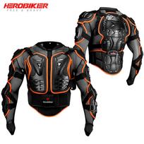HEROBIKER Motociklininko striukė Vyriška Motociklininko šarvai Moto kūno šarvai Motokroso važiavimo striukė Lenktyninio motociklo kūno apsauga S-5XL XXXL