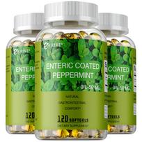 Enterinėje dangoje esantys pipirmėčių aliejaus minkštieji kapsuliai 50 mg 120 vnt. — Virškinimo palaikymas, Virškinimo trakto komfortas, Kasdienė savijauta 120*3