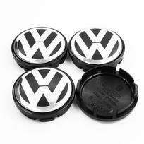 Emblems 4Pcs 55mm 65mm Car Wheel Center Hub Cap Covers Badge Rim Cover Emblem For Volkswagen VW Atlas Jetta Touareg Golf Polo GT gni9