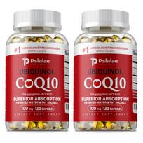 Pslalae Ubichinolis CoQ10 100mg Redukuota forma Minkštos kapsulės 120 vnt. 120*2