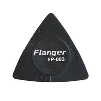 Flanger 3 storio trikampiai gitaros kirtikliai, neslystantys stiliaus juoda