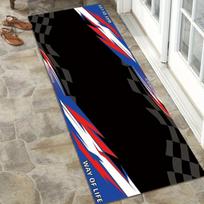 Motociklo kilimėlis Garažo grindų kilimėlis Atsparus alyvai Atsparus dilimui Lenktynių kilimas Dirbtuvėms Vidaus ir lauko Namų dekoravimui 40x120cm 16x47inch white