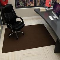 Didelis lipnus besisukantis kėdės kilimėlis Neslystantis medinių grindų apsaugas Miegamojo kilimas Kilimai Darbo kambario kompiuterio kėdės grindų kilimėlis 90x120cm gray