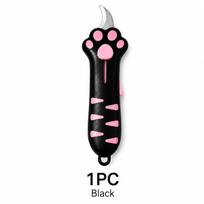 1/3PCS Cat Paw Utility Knife Mini Portable Box Cutter Cute Cat Claw Paper Cutting Tool for Art Supplies Office Craft Use