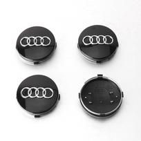 4 vnt. Originalus automobilio ratlankio centrinis dangtelis Audi Sline TT A1 A2 A3 A4 A5 A6 A7 A8 8P B6 B7 B8 C5 C6 C7 Q5 Q7 S2 S3 S4 S5 S6 gray