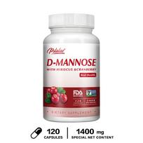Pslalae - 1400mg D-Mannose, Cranberry & Hibiscus Capsules - Urinary Tract & Bladder Health 120*1