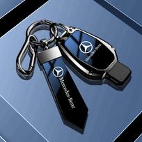 Aukščiausios kokybės TPU raktų pakabuko dangtelis Korpusas Raktui Mercedes Benz A B C E S klasės W204 W205 W212 W213 W176 GLC MAYBACH Be rakto minkštas dėklas gray