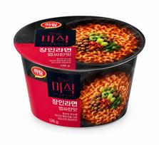 HARIM The Misik Jangin Ramen Extra Spicy Cup 126g Korean Instant Noodles 4ea