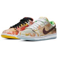 Pre-owned Nike Dunk SB QS Street Hawker CV1628-800-P26094461210234 44.5 beige