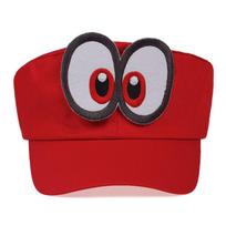 Super Mario Odyssey siuvinėjimo kepuraitė vaikams Anime Cosplay kepurės Hip Hop kepurės lauko kepuraitės nuo saulės kepuraitės vaikiška beisbolo kepurė Eyes wide open black