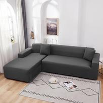 Sofos užvalkalas Elastingas Tvirtas Viskas įskaičiuota Viso dangčio audinys Neslystantis sofos užvalkalas Sofos pagalvėlė Sofos užvalkalas 145-185cm gray