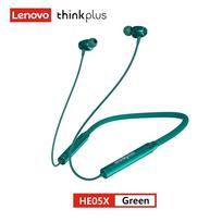 Lenovo HE05X II Bluetooth 5.0 Ausinės C tipo įkrovimo sąsaja Belaidės HIFI Garso Magnetinis Kaklo Juostos laisvų rankų įranga 8 val. Sportinės Ausinės žalia