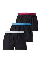 Calvin Klein Underwear Boxer trumpikės azuro spalva / pilka / burgundiško vyno spalva / juoda