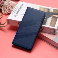 Dėklas Motorola Moto G 2020 Pure One Ace 2021 Stylus Power Play 2022 E7 E20 E30 E40 4G 5G su atverčiamu stoveliu, odinis piniginės tipo dėklas Moto E40 tamsiai mėlyna spalva