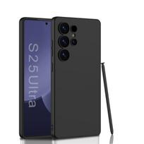 Tinka Samsung S25 S25ultra mobiliojo telefono dėklui itin plonas odos pojūtis minkštas dėklas S25plus pilnas apsaugos nuo kritimo dėklas SM-S25Ultra blue