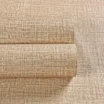 Lipnūs Tapetai Vandeniui Atsparūs Vientisos Spalvos Lino Rašto Svetainės Miegamojo Kambario Spintelės Dekoravimo Lipdukas 30cmx1m beige