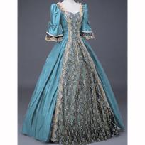 Moterų Viduramžių Renesanso Formalus Pokylis Ilga Suknelė Rūmai Helovinas Cosplay Suknelės Kostiumas Viktorijos Stiliaus Vestidos XL gray
