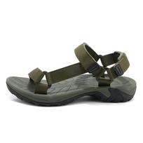 Madingi vasariniai originalūs vyriški sandalai paplūdimio batai brendimo batai apvalus priekis plokšti nauji patogūs neslystantys lengvi geriausiai parduodami madingi 45 armijos žalia spalva